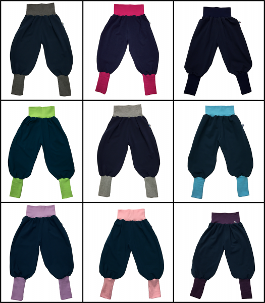 Pumphose Jersey dunkelblau